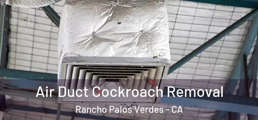  Air Duct Cockroach Removal Rancho Palos Verdes - CA