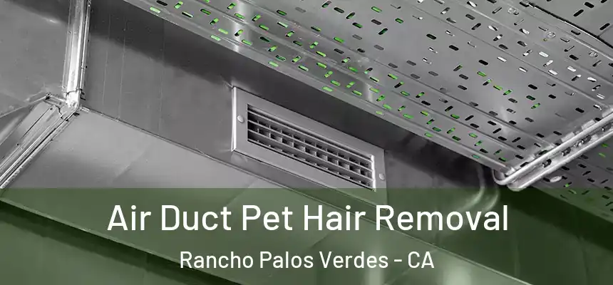  Air Duct Pet Hair Removal Rancho Palos Verdes - CA